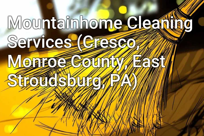 Mountainhome Cleaning Services (Cresco, Monroe County, East Stroudsburg, PA)