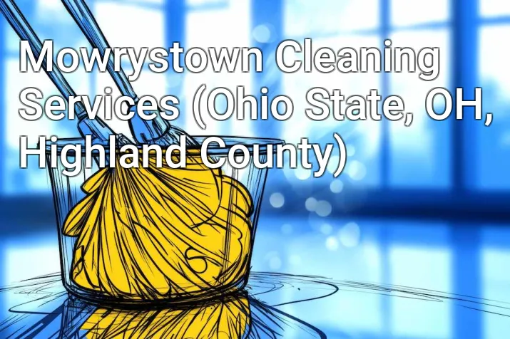 Mowrystown Cleaning Services (Ohio State, OH, Highland County)