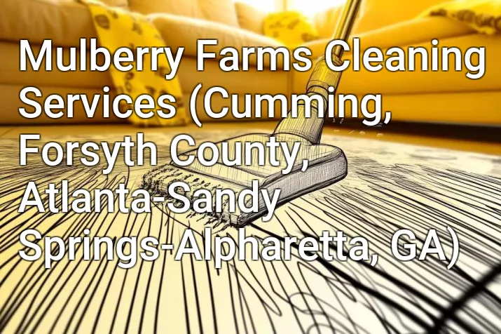 Mulberry Farms Cleaning Services (Cumming, Forsyth County, Atlanta-Sandy Springs-Alpharetta, GA)