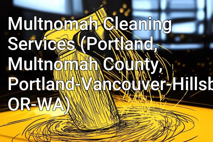 Multnomah Cleaning Services (Portland, Multnomah County, Portland-Vancouver-Hillsboro, OR-WA)