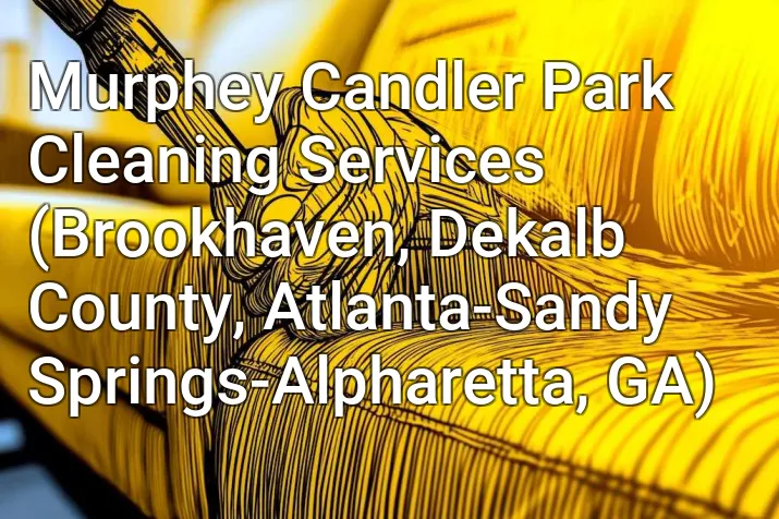 Murphey Candler Park Cleaning Services (Brookhaven, Dekalb County, Atlanta-Sandy Springs-Alpharetta, GA)