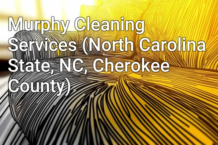 Murphy Cleaning Services (North Carolina State, NC, Cherokee County)