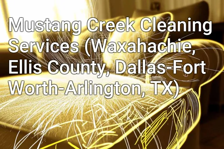 Mustang Creek Cleaning Services (Waxahachie, Ellis County, Dallas-Fort Worth-Arlington, TX)