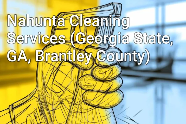 Nahunta Cleaning Services (Georgia State, GA, Brantley County)