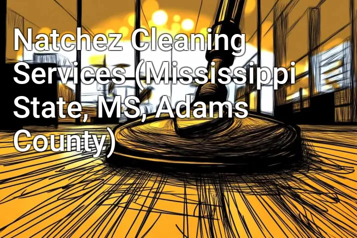 Natchez Cleaning Services (Mississippi State, MS, Adams County)