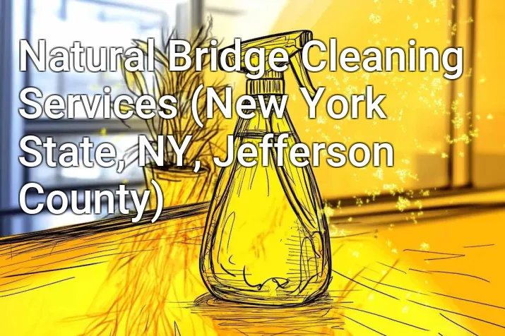Natural Bridge Cleaning Services (New York State, NY, Jefferson County)