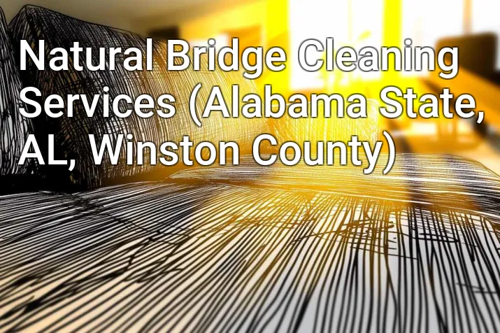 Natural Bridge Cleaning Services (Alabama State, AL, Winston County)