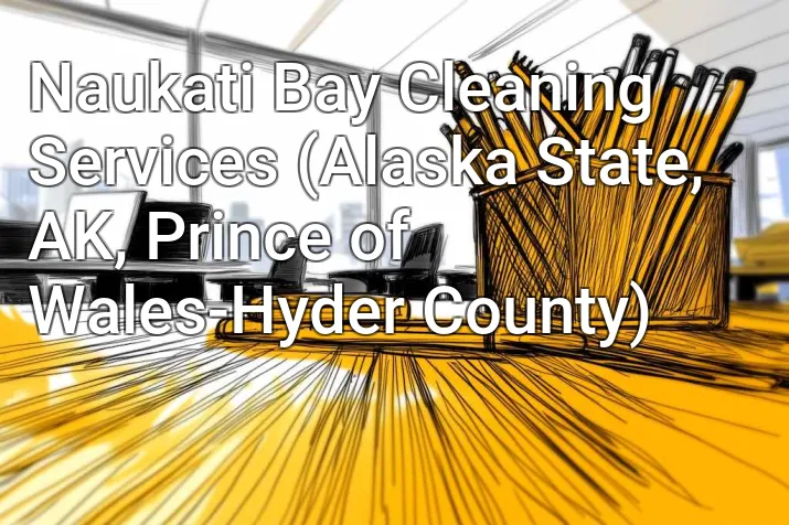 Naukati Bay Cleaning Services (Alaska State, AK, Prince of Wales-Hyder County)