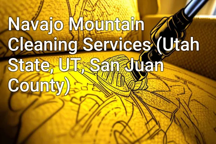 Navajo Mountain Cleaning Services (Utah State, UT, San Juan County)