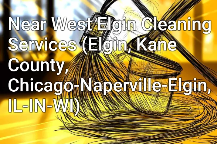 Near West Elgin Cleaning Services (Elgin, Kane County, Chicago-Naperville-Elgin, IL-IN-WI)