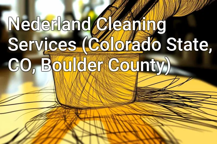 Nederland Cleaning Services (Colorado State, CO, Boulder County)