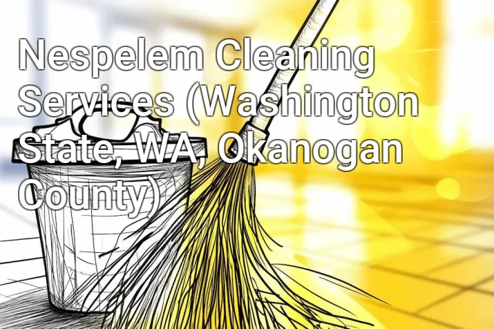 Nespelem Cleaning Services (Washington State, WA, Okanogan County)