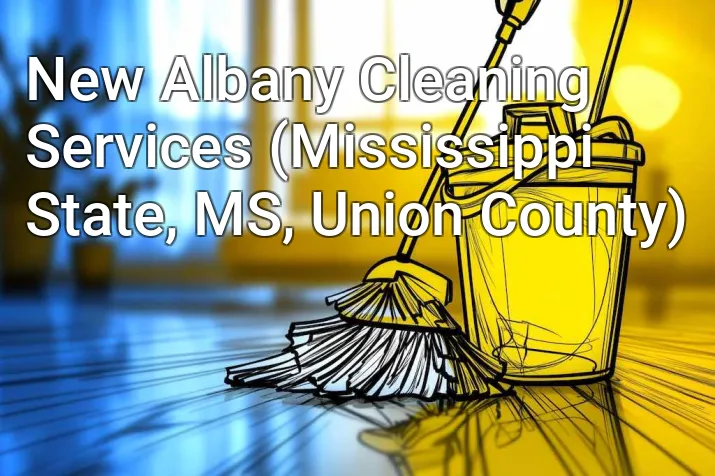 New Albany Cleaning Services (Mississippi State, MS, Union County)