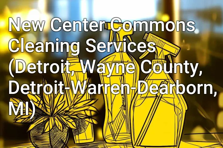 New Center Commons Cleaning Services (Detroit, Wayne County, Detroit-Warren-Dearborn, MI)