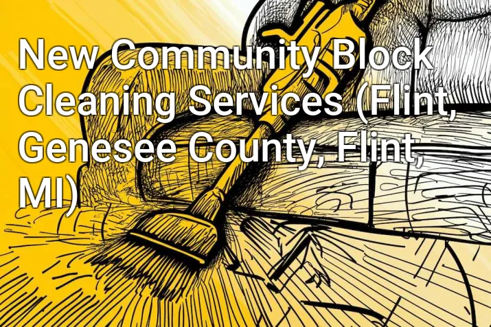 New Community Block Cleaning Services (Flint, Genesee County, Flint, MI)