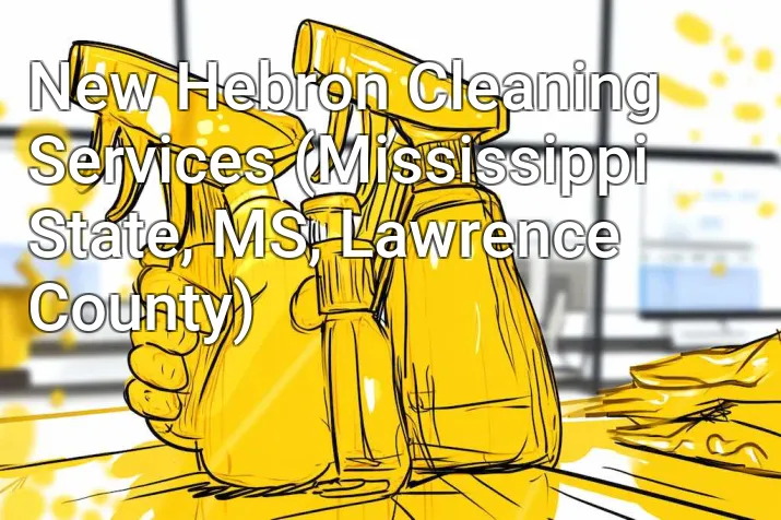 New Hebron Cleaning Services (Mississippi State, MS, Lawrence County)