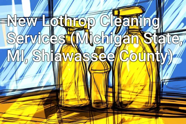 New Lothrop Cleaning Services (Michigan State, MI, Shiawassee County)