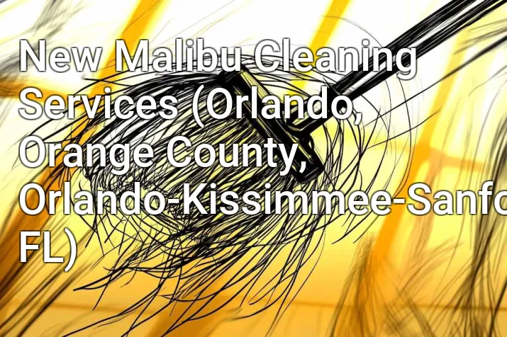 New Malibu Cleaning Services (Orlando, Orange County, Orlando-Kissimmee-Sanford, FL)