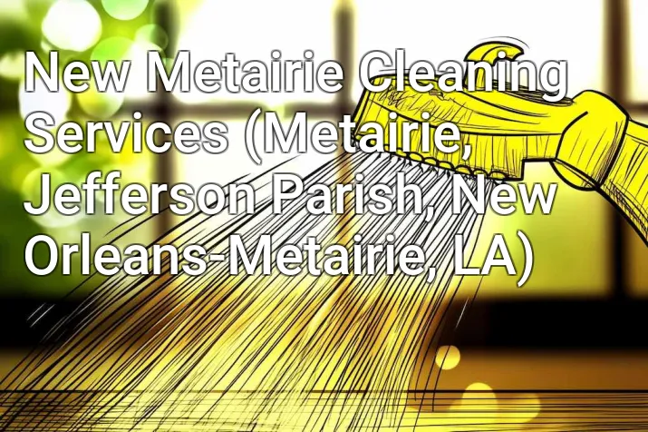 New Metairie Cleaning Services (Metairie, Jefferson Parish, New Orleans-Metairie, LA)