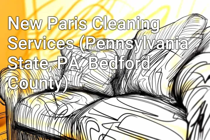 New Paris Cleaning Services (Pennsylvania State, PA, Bedford County)