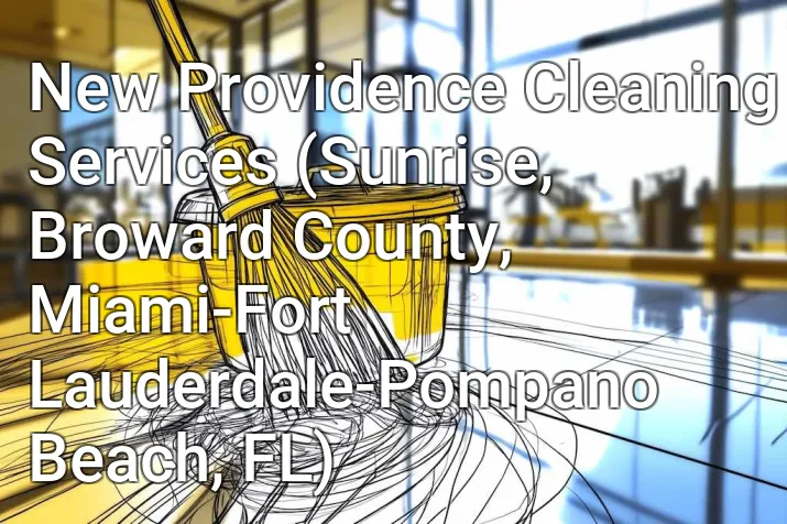New Providence Cleaning Services (Sunrise, Broward County, Miami-Fort Lauderdale-Pompano Beach, FL)