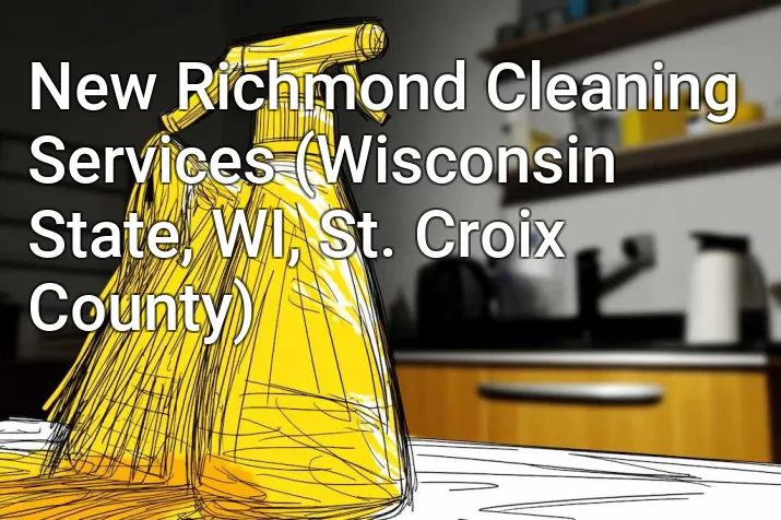 New Richmond Cleaning Services (Wisconsin State, WI, St. Croix County)