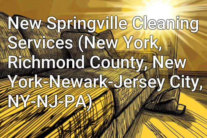 New Springville Cleaning Services (New York, Richmond County, New York-Newark-Jersey City, NY-NJ-PA)