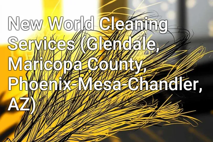New World Cleaning Services (Glendale, Maricopa County, Phoenix-Mesa-Chandler, AZ)