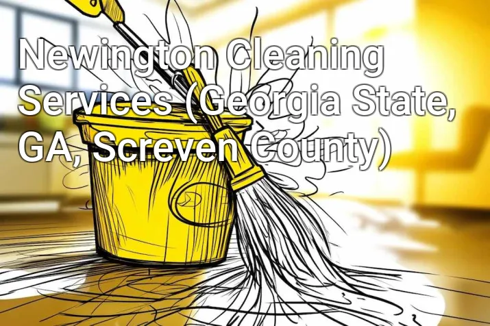 Newington Cleaning Services (Georgia State, GA, Screven County)