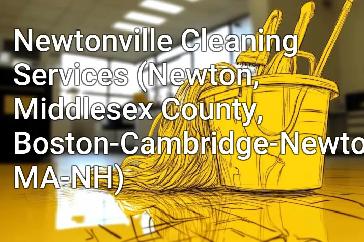 Newtonville Cleaning Services (Newton, Middlesex County, Boston-Cambridge-Newton, MA-NH)