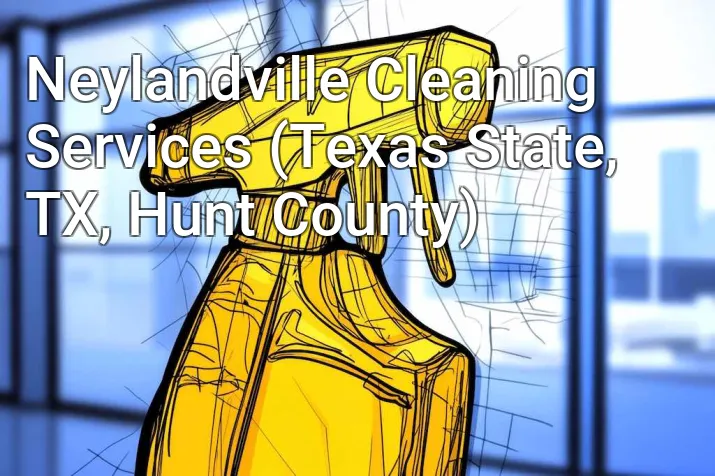 Neylandville Cleaning Services (Texas State, TX, Hunt County)
