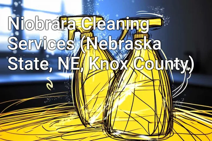 Niobrara Cleaning Services (Nebraska State, NE, Knox County)