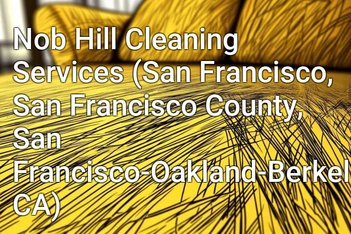 Nob Hill Cleaning Services (San Francisco, San Francisco County, San Francisco-Oakland-Berkeley, CA)