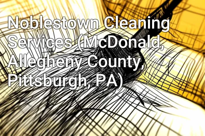 Noblestown Cleaning Services (McDonald, Allegheny County, Pittsburgh, PA)