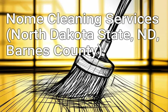 Nome Cleaning Services (North Dakota State, ND, Barnes County)