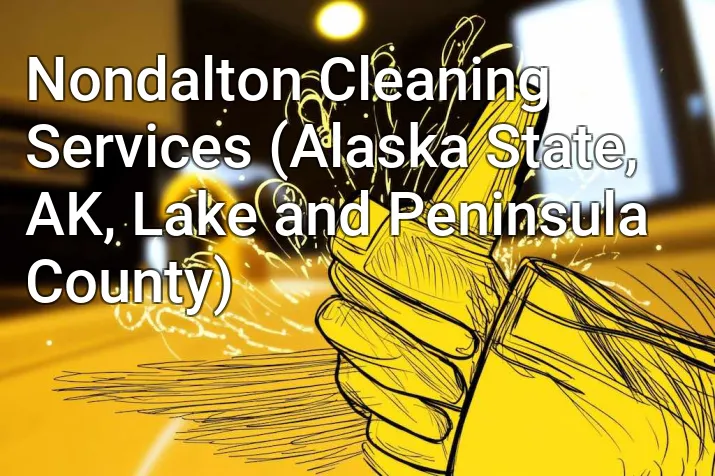 Nondalton Cleaning Services (Alaska State, AK, Lake and Peninsula County)