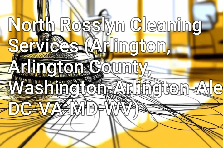 North Rosslyn Cleaning Services (Arlington, Arlington County, Washington-Arlington-Alexandria, DC-VA-MD-WV)