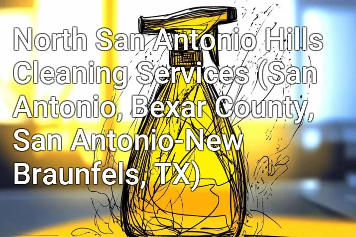 North San Antonio Hills Cleaning Services (San Antonio, Bexar County, San Antonio-New Braunfels, TX)