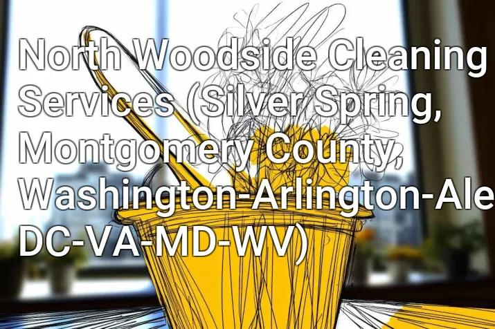 North Woodside Cleaning Services (Silver Spring, Montgomery County, Washington-Arlington-Alexandria, DC-VA-MD-WV)