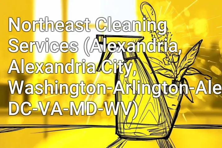 Northeast Cleaning Services (Alexandria, Alexandria City, Washington-Arlington-Alexandria, DC-VA-MD-WV)