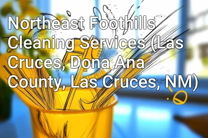 Northeast Foothills Cleaning Services (Las Cruces, Dona Ana County, Las Cruces, NM)