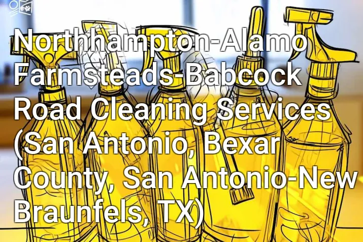 Northhampton-Alamo Farmsteads-Babcock Road Cleaning Services (San Antonio, Bexar County, San Antonio-New Braunfels, TX)