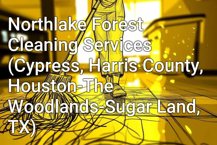 Northlake Forest Cleaning Services (Cypress, Harris County, Houston-The Woodlands-Sugar Land, TX)