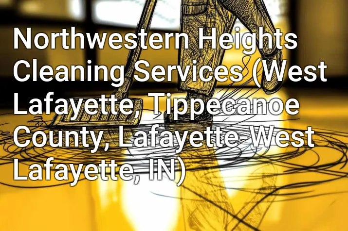 Northwestern Heights Cleaning Services (West Lafayette, Tippecanoe County, Lafayette-West Lafayette, IN)