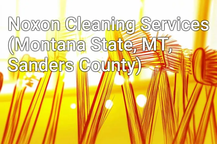 Noxon Cleaning Services (Montana State, MT, Sanders County)