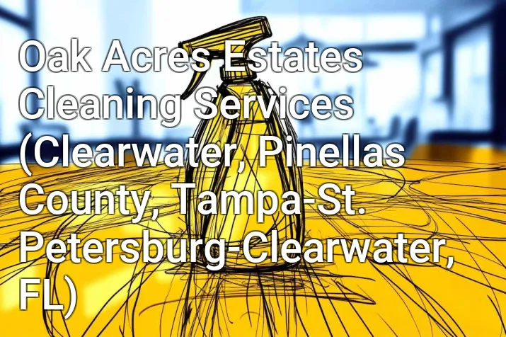 Oak Acres Estates Cleaning Services (Clearwater, Pinellas County, Tampa-St. Petersburg-Clearwater, FL)