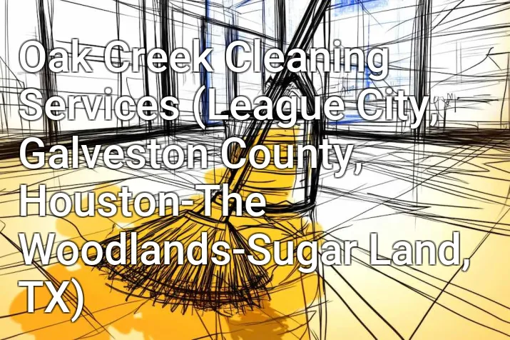 Oak Creek Cleaning Services (League City, Galveston County, Houston-The Woodlands-Sugar Land, TX)