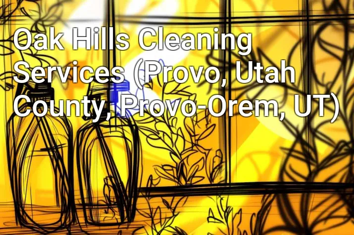 Oak Hills Cleaning Services (Provo, Utah County, Provo-Orem, UT)