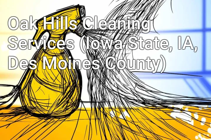 Oak Hills Cleaning Services (Iowa State, IA, Des Moines County)