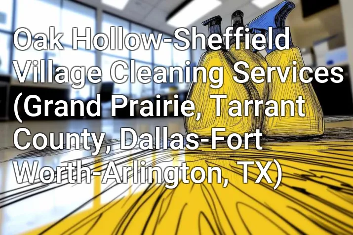 Oak Hollow-Sheffield Village Cleaning Services (Grand Prairie, Tarrant County, Dallas-Fort Worth-Arlington, TX)
